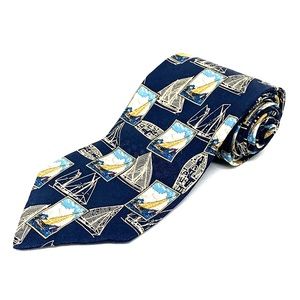 Men’s Sailing Graphic Neck Tie